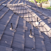 roof tile repair valley valleys water