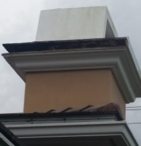 repairing a leaking chimney