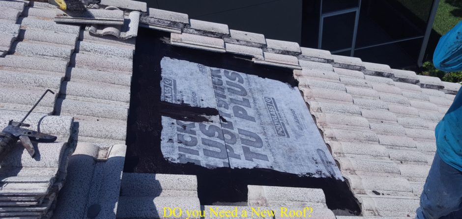 Roof leak