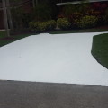 Installing Textured Concrete Driveway in Boca Raton