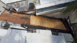 re replaced wood on roof